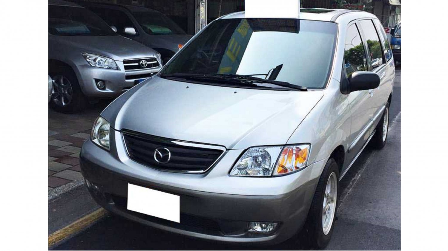 Mazda 馬自達 Mpv 02年mazda Mpv 銀色馬自達中古休旅車 528汽車 台南