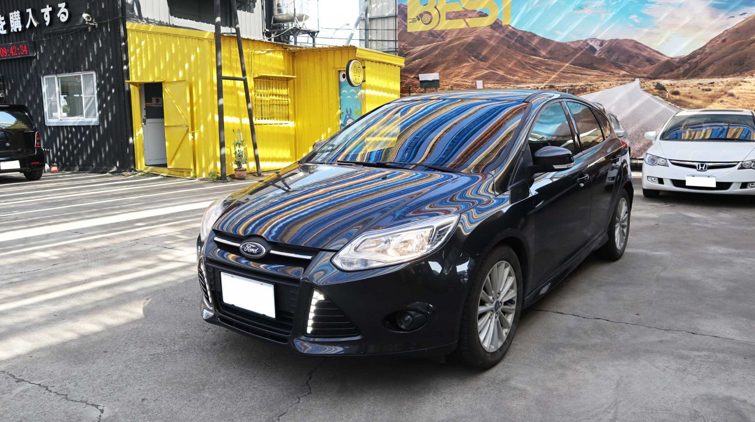 Ford 福特 Focus 15年ford Focus 灰色福特中古車 九州欣旺汽車 台南