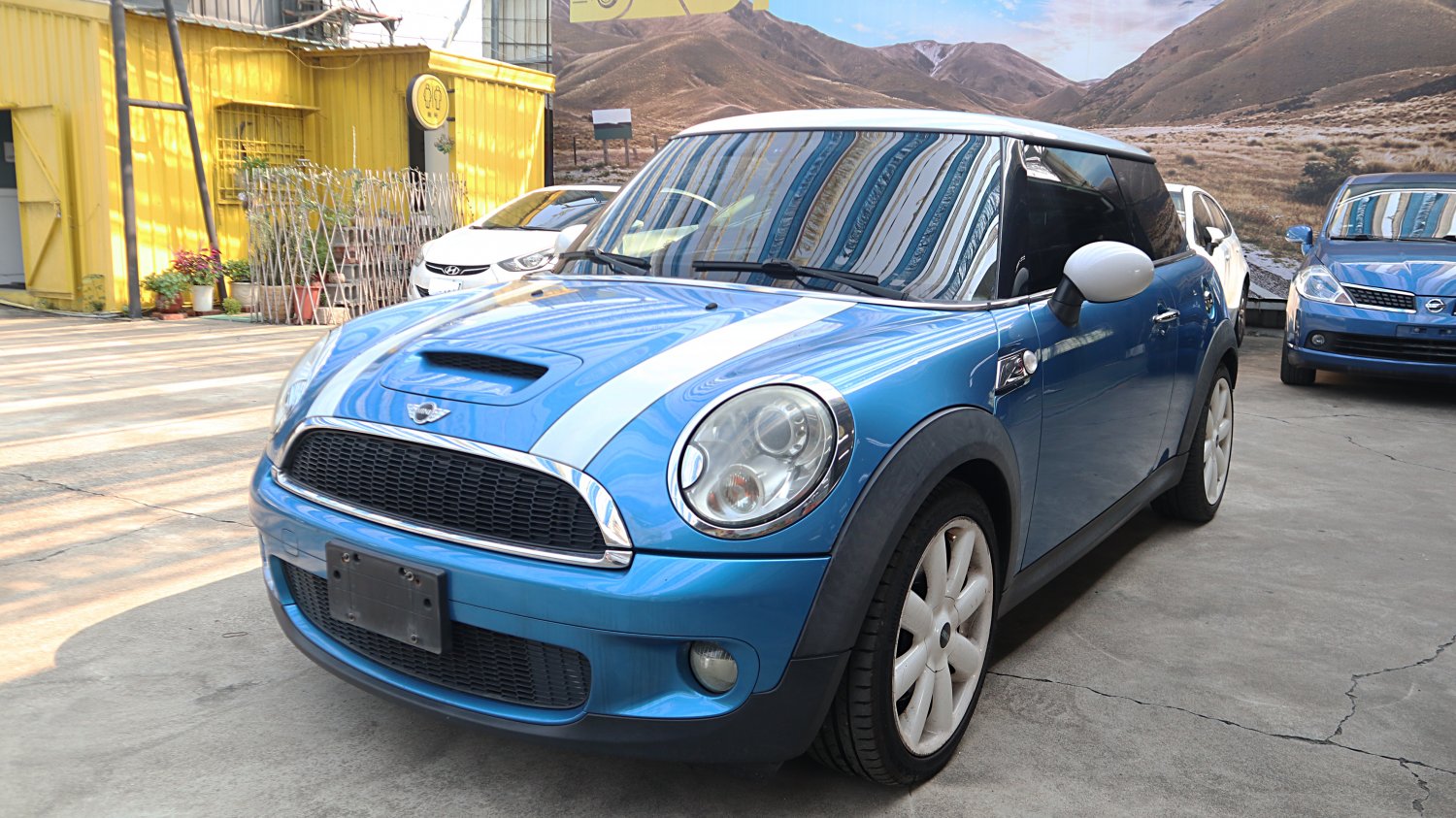 Mini 迷你 ／ Cooper S ／ 2007年 ／ 2007年Mini Cooper S 藍白色 迷你中古車 ／ 九州欣旺汽車 (台南)