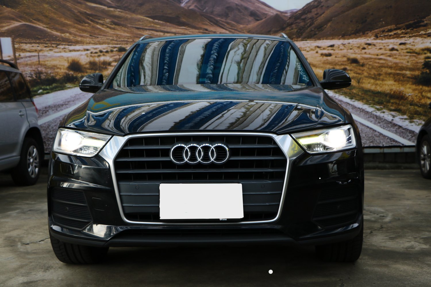 Audi 奧迪 ／ Q3 ／ 2016年 ／ 2016 年 Audi Q3 黑色 奧迪中古車 ／ MG車庫(台南)