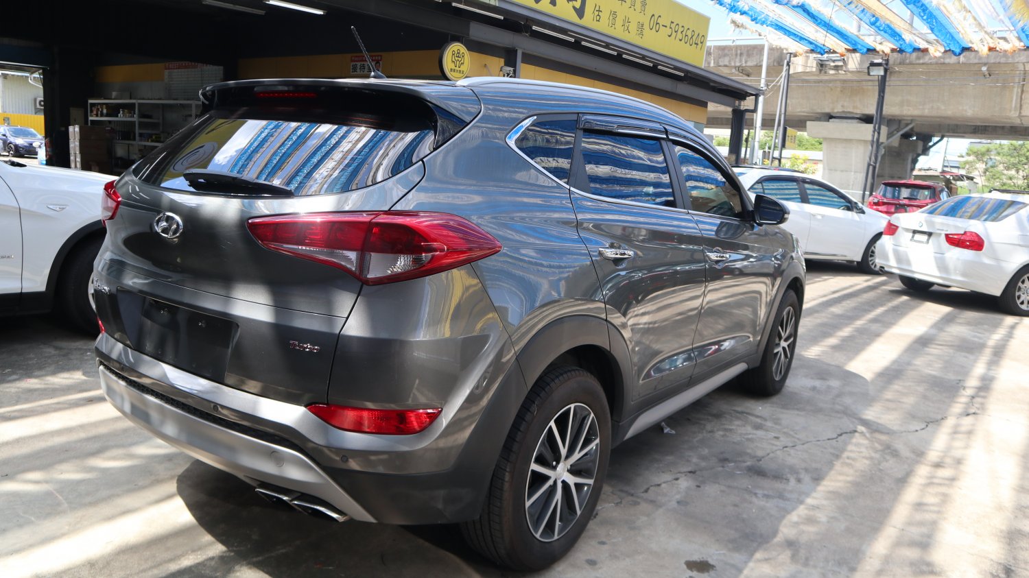 Hyundai 現代 ／ Tucson ／ 2019年 ／ 2019年Hyundai Tucson 灰色 現代休旅車 ／ 成交區