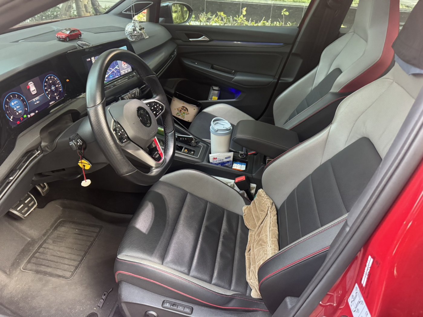 VW 福斯 ／ Golf ／ 2021年 ／ 2021年 VW Golf GTI 2.0  紅色 福斯中古車 ／ MG車庫(台南)